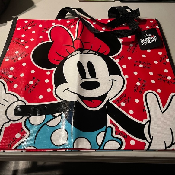 Disney Accessories - Disney Minnie Mouse Red and Black Tote plastic